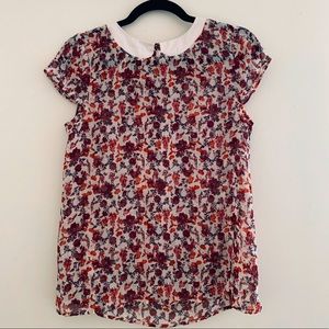 Flowy Floral Short Sleeve